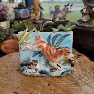 Spaniel Dog Planter